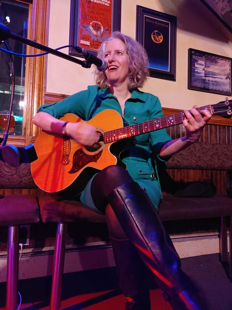 June Morrow at Baba's Lounge in Charlottetown